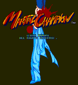 Martial Champion Opening The PC Engine Software Bible