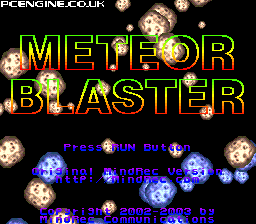 Meteor Blaster / Meteor Blaster DX - The PC Engine Software Bible