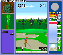 Power Golf 2 - Golfer - The PC Engine Software Bible